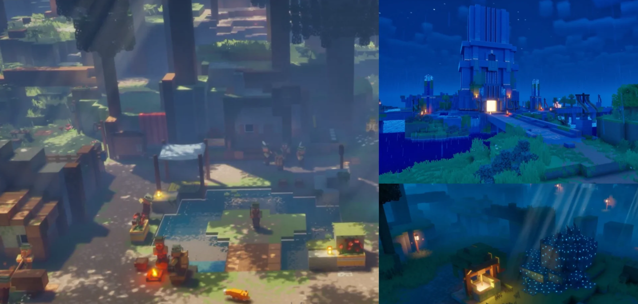 Графика Minecraft Dungeons II