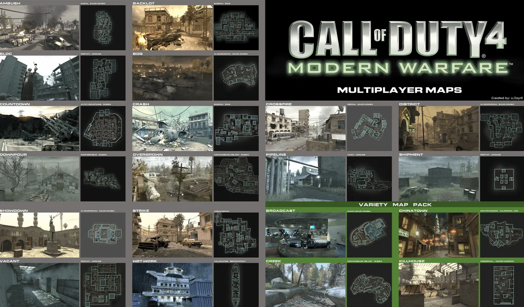 Карта в Modern Warfare 4: 500 комбинаций и система Kill Block — изображение 1