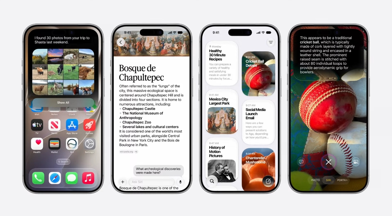 Новые возможности Siri AI на iPhone: поиск фотографий, работа с контентом и распознавание объектов
