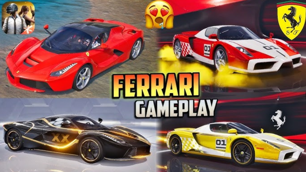 Автомобили Ferrari в PUBG