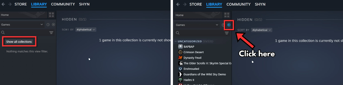 Steam — как найти, увидеть и убрать из скрытых игры на ПК и Steam Deck — изображение 3