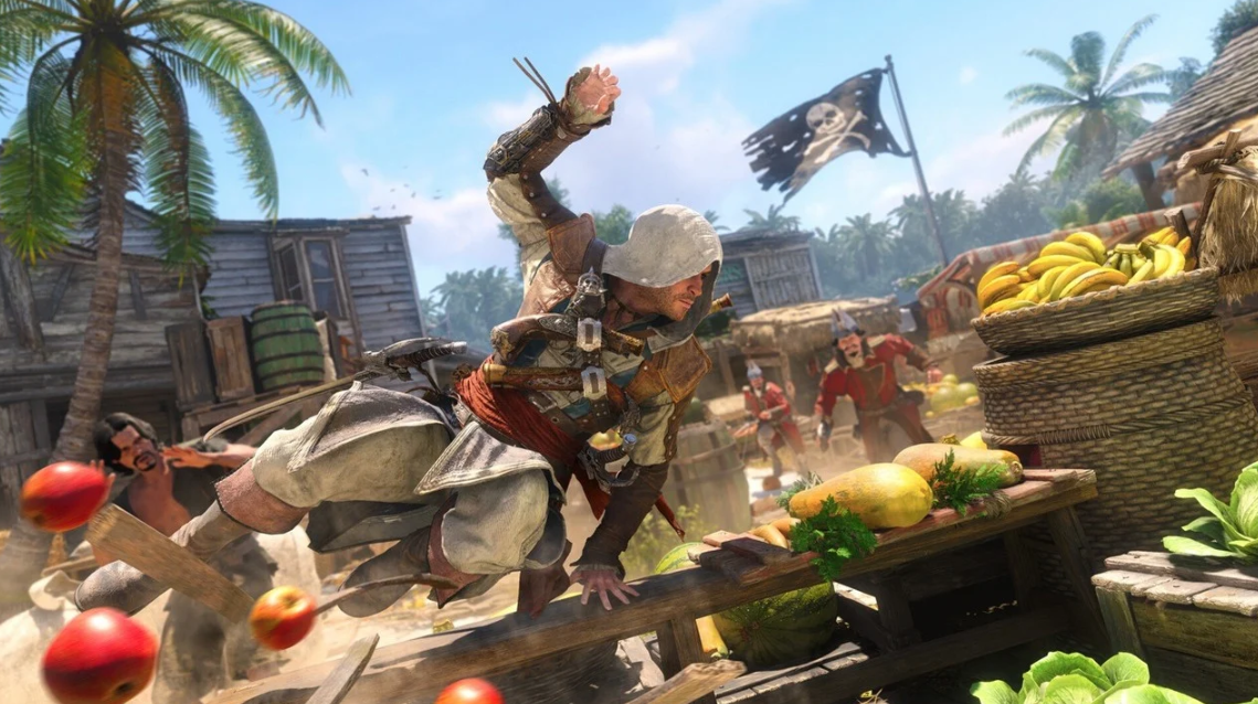 Геймплей Black Flag с исправленной синхронизацией
