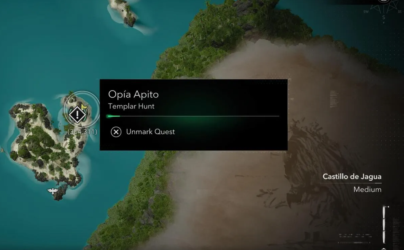 Охота на Опию Апито в Assassin’s Creed Black Flag Resynced: прохождение и Доспехи тамплиера — изображение 2