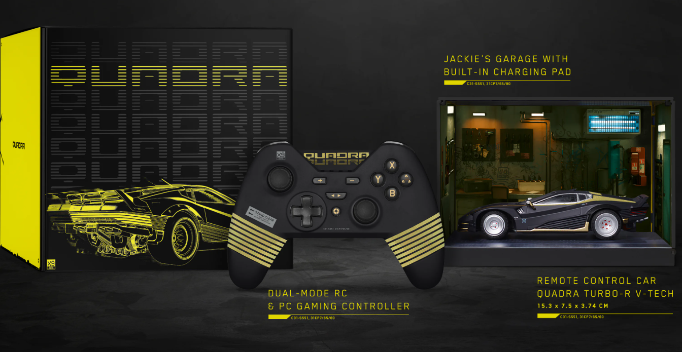 Cyberpunk 2077: коллекционный набор с Quadra Turbo-R V-Tech — цена, дата и комплектация — изображение 1