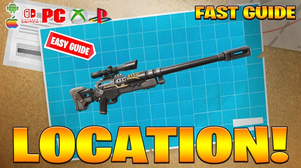 Где найти мифическую снайперскую винтовку Мощный удар в Fortnite — полный гайд — изображение 1