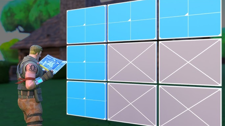 Методы редактирования зданий в Fortnite