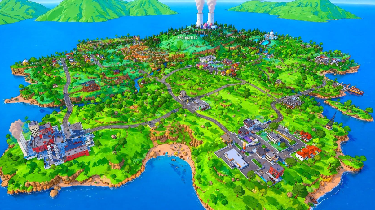 Fortnite Springfield Reloaded: дата выхода, полный список локаций и все награды обновления — изображение 2