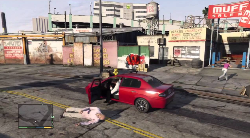 Угон автомобилей в GTA