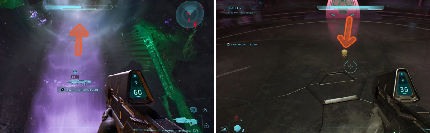 Меню выбора черепов Halo