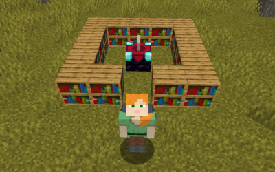 Minecraft: рецепт стола зачарования, правильное размещение 15 полок и 5 идей дизайна комнаты