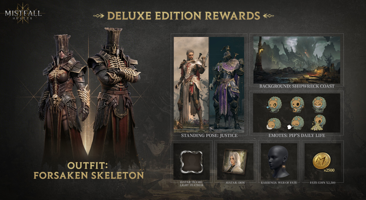 Как забрать награды Deluxe Edition в Mistfall Hunter: полный гайд по предметам — изображение 2