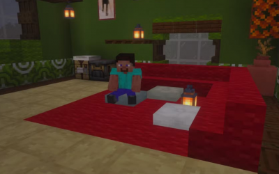 Подушки в Minecraft не грузят FPS: тест на 2000 штук
