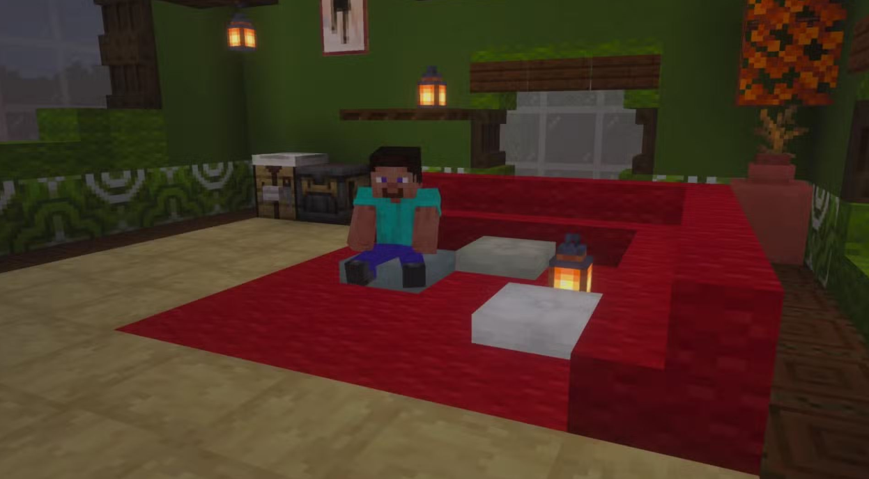 Подушки в Minecraft не грузят FPS: тест на 2000 штук — изображение 1
