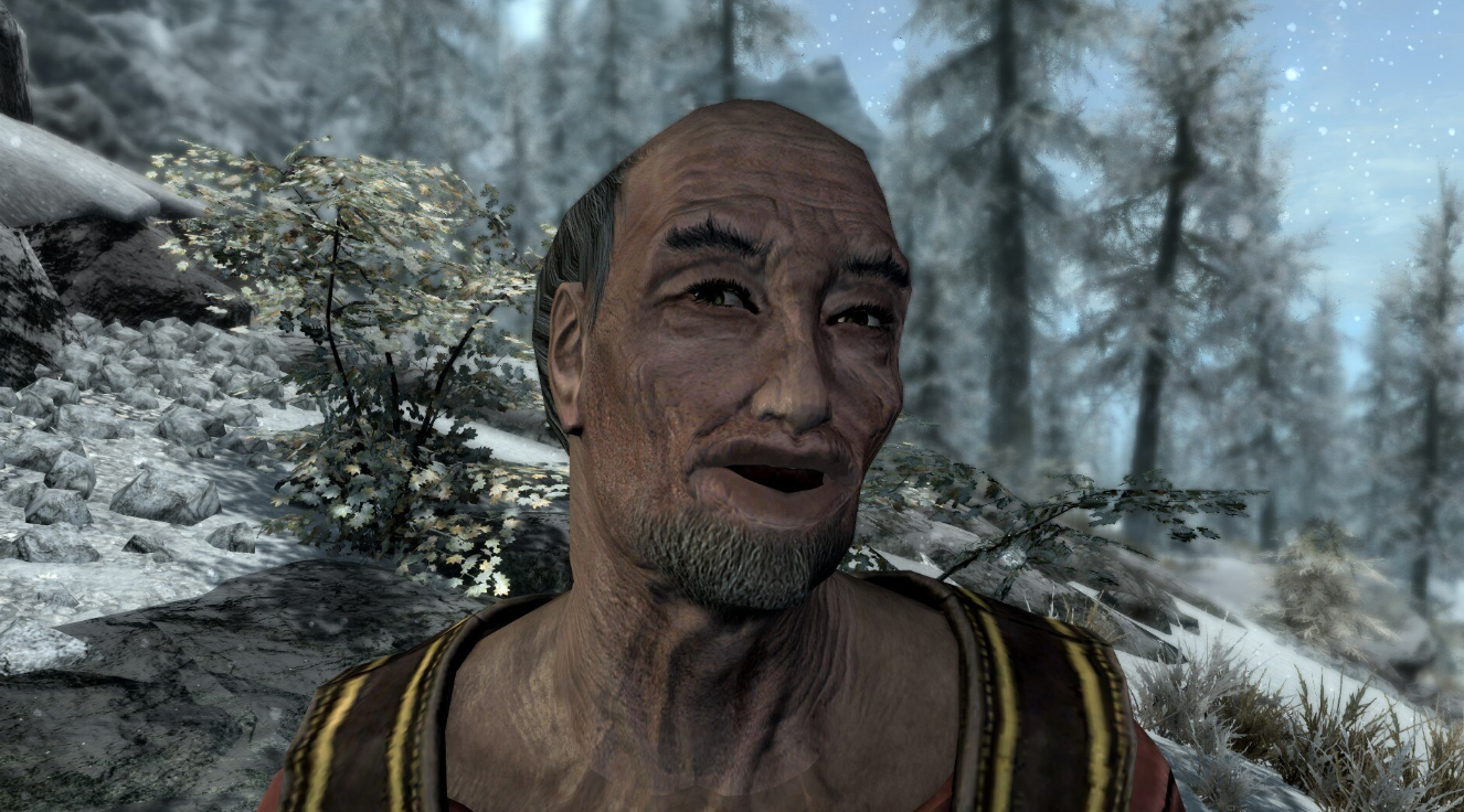 The Elder Scrolls: Skyrim — персонаж на фоне зимнего леса, моддинг-сообщество поддерживает игру спустя 15 лет