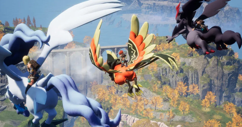 The flying mount Jetragon in Pallworld