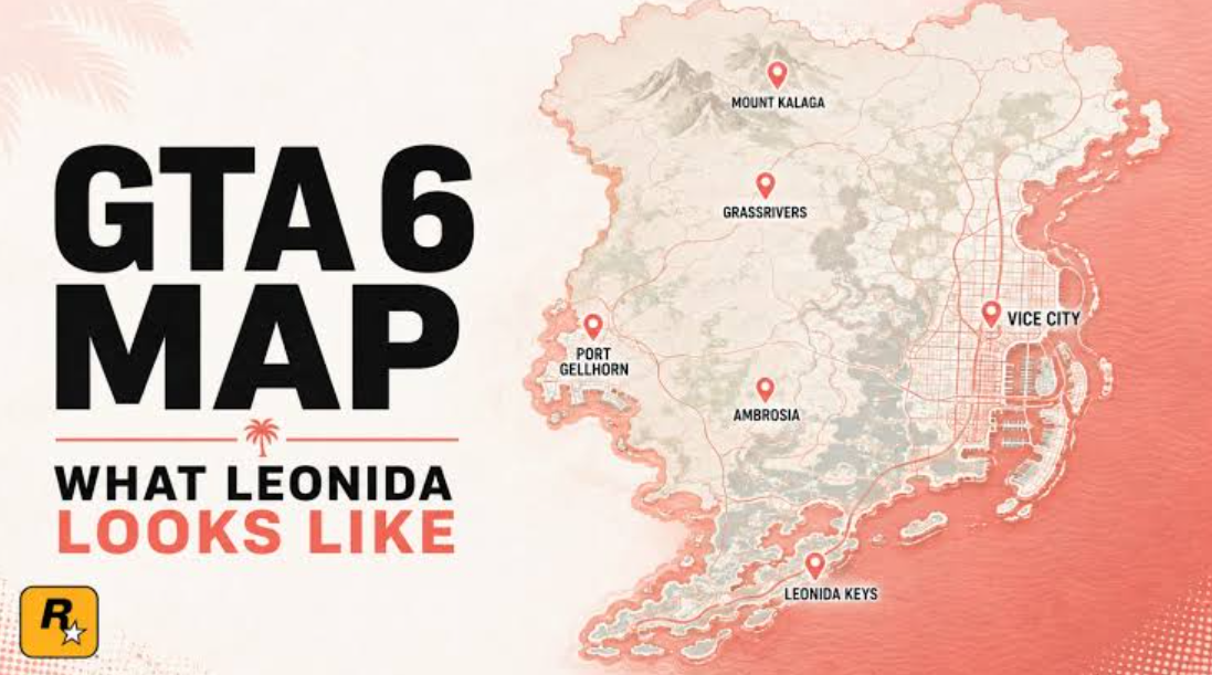 Карта Leonida в GTA 6