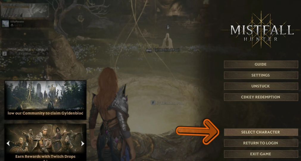Dew смена класса Mistfall Hunter