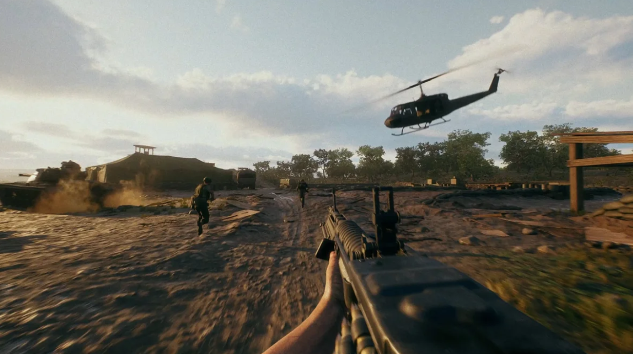 Вертолет Huey в обновлении 1.5 для Hell Let Loose: Vietnam