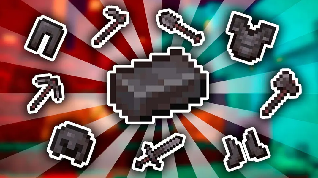 Апгрейд незеритовой брони Minecraft