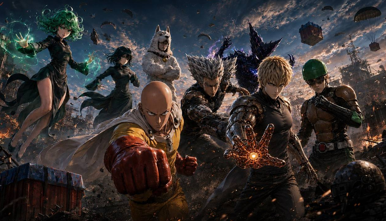 PUBG Mobile 4.6: коллаборация с One‑Punch Man, возвращение леопарда и готические скины — изображение 5
