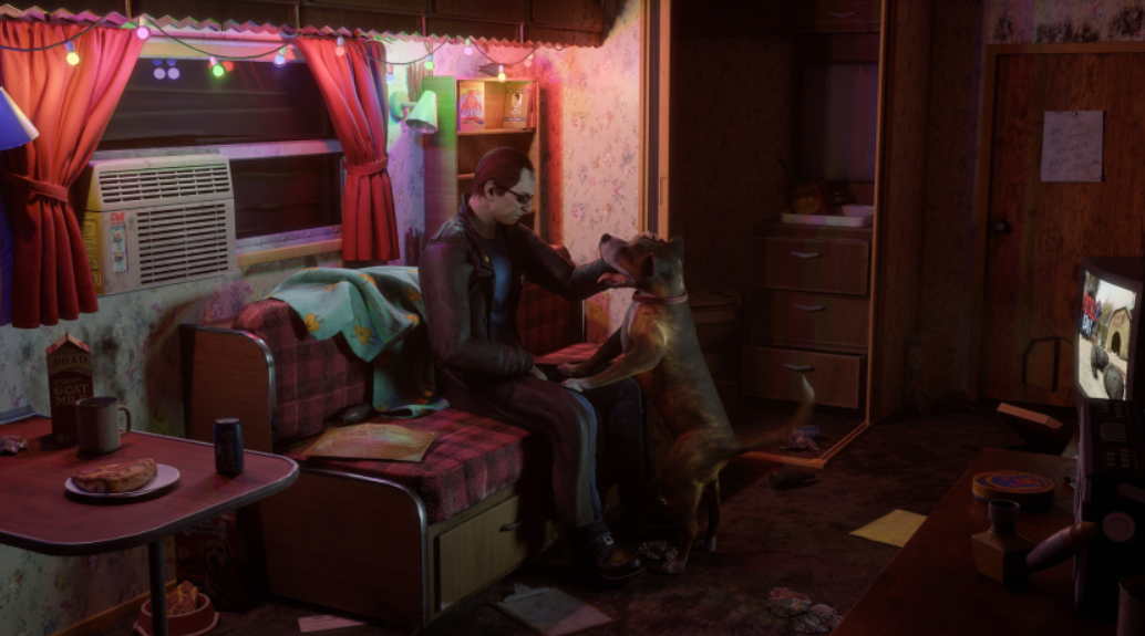 Postal Dude с псом Champ в POSTAL 2 Redux