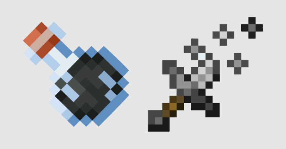 Зелье слабости Minecraft эффект