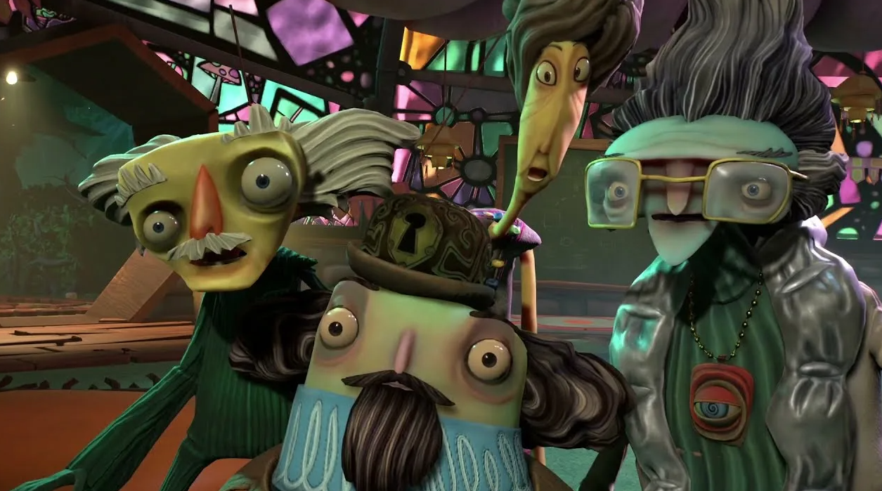 Персонажи Psychonauts 2 из психоделической приключенческой игры Double Fine