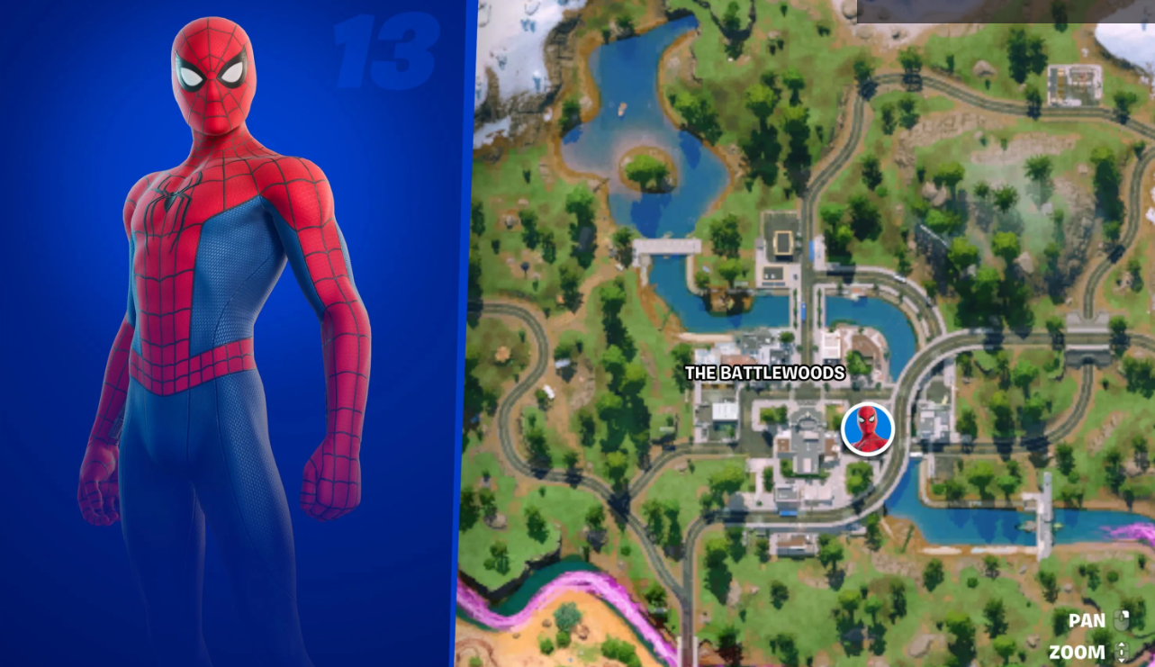 Где найти Человека-паука в Fortnite: NPC, веб-шутеры, Power Hours и все способы получения — изображение 2