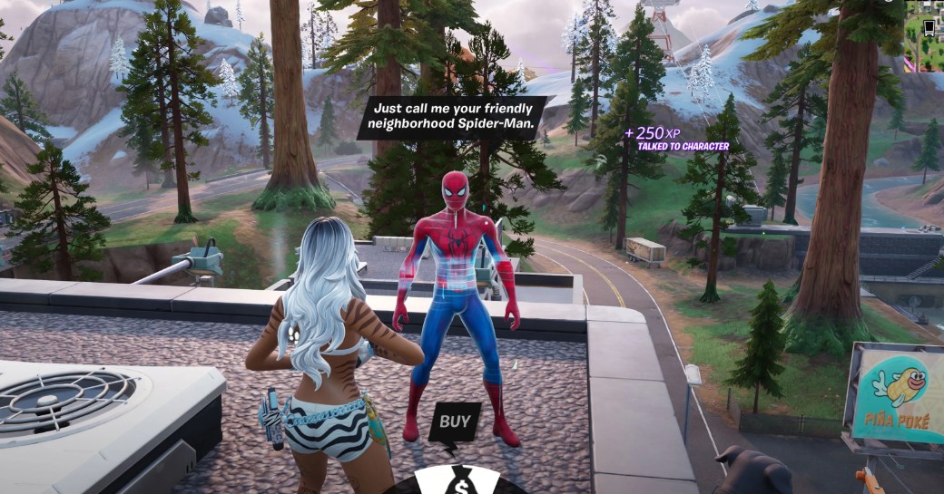 Где найти Человека-паука в Fortnite: NPC, веб-шутеры, Power Hours и все способы получения — изображение 3