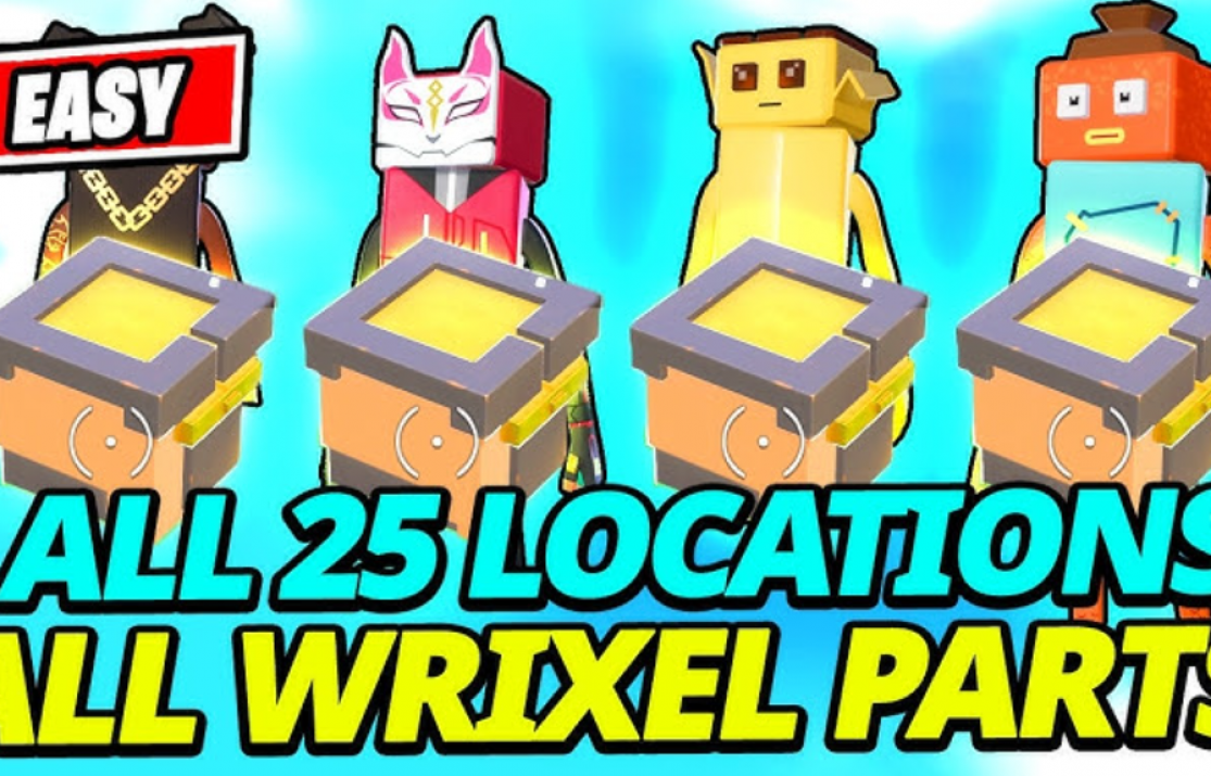 Wrixel в Fortnite Chapter 7 Season 4 — полный гайд по получению всех 15 стилей и координатам деталей на карте